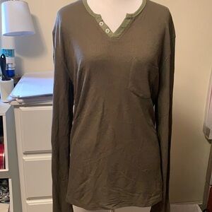 Joe’s Jeans military green long sleeve tunic